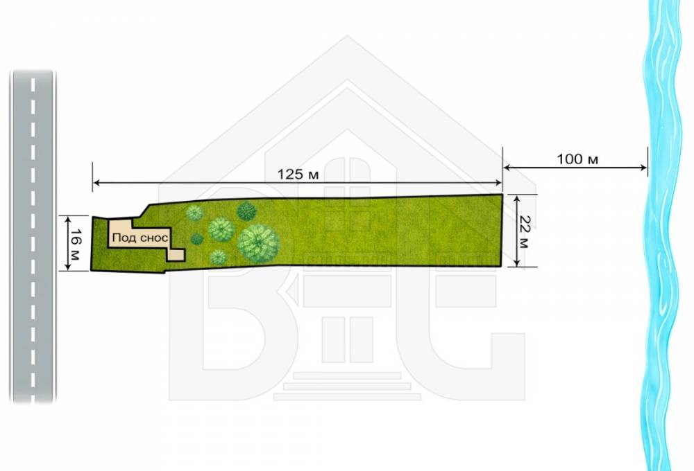 8 участок план